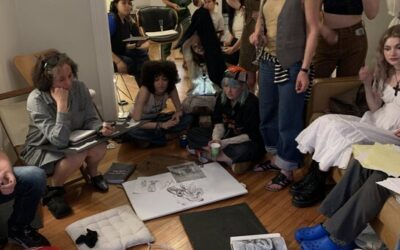 Expanding our minds (and having a lot of fun): life drawing session with Torild Stray