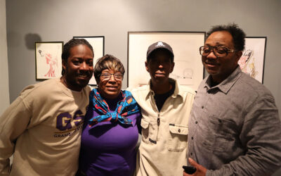 A Cold Night, a Warm Room: Elliot Johnson’s Solo Show Opening