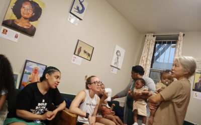 Art and music in a women’s shelter in NYC